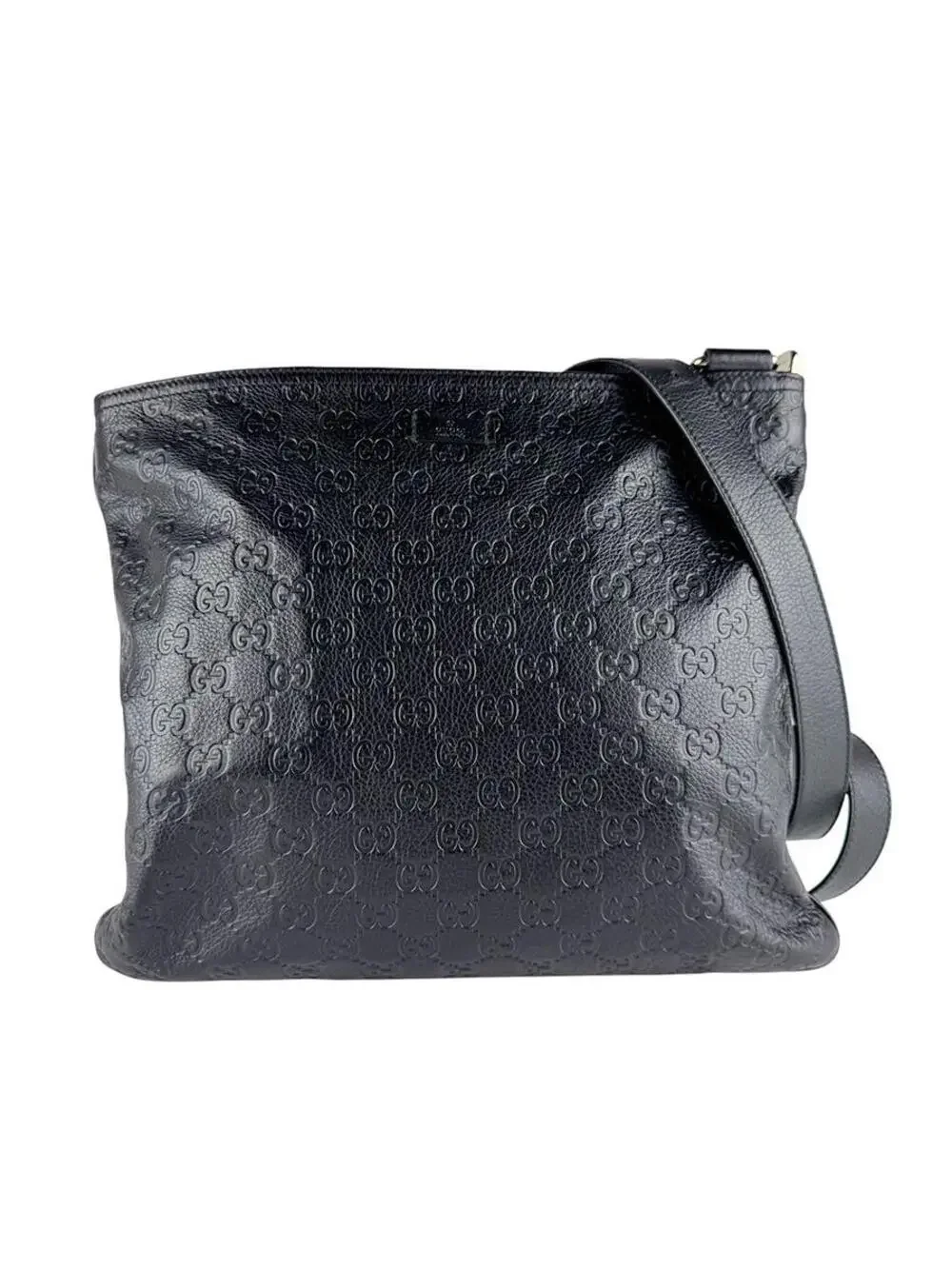 Auth Gucci Guccissima Shoulder Bag #308919G42B
